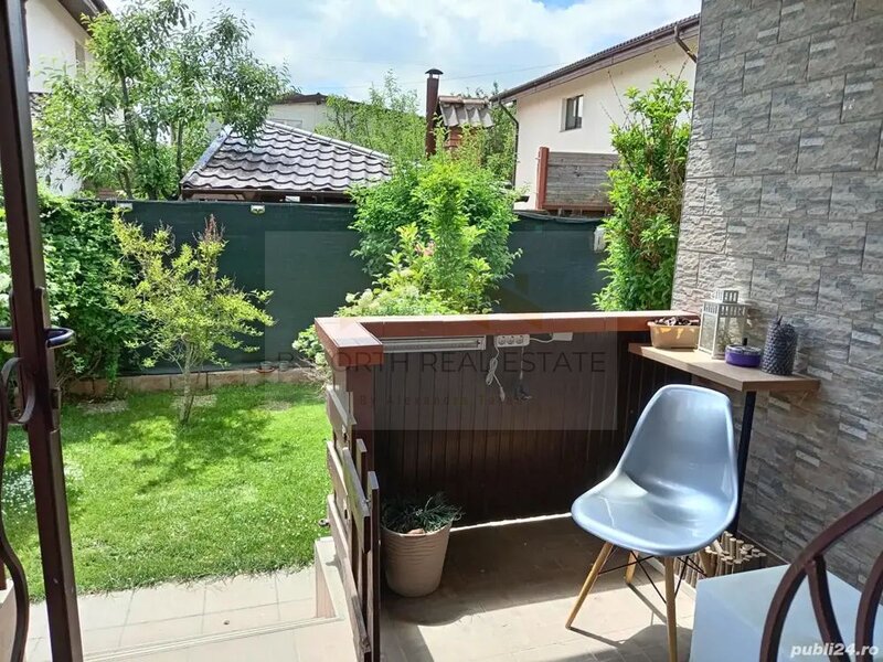 Cartierul Scriitorilor, vila duplex cocheta cu terasa si curte.